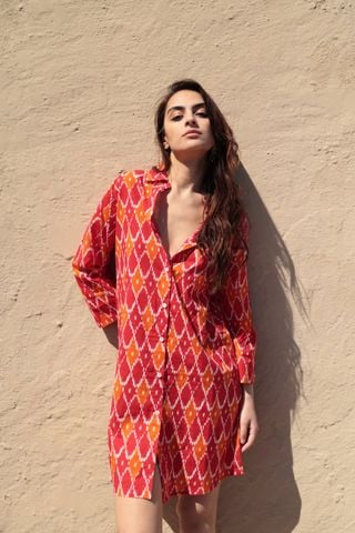  Đầm Sơ Mi Cotton Cao Cấp Luna Llena 