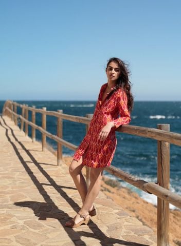  Đầm Sơ Mi Cotton Cao Cấp Luna Llena 