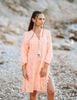 Đầm Xẻ Tà Màu Neon Ánh Kim Cotton Isla Bonita