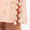 Đầm Xẻ Tà Màu Neon Ánh Kim Cotton Isla Bonita