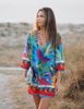 Đầm Xẻ Tà Thêu Kết Cườm Cotton Isla Bonita