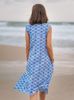 Đầm Midi Kết Hạt Cotton Isla Bonita
