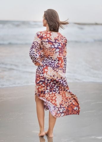  Đầm Midi Kết Hạt Cotton Isla Bonita 