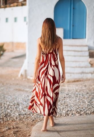  Đầm 2 Dây Cotton Isla Bonita 