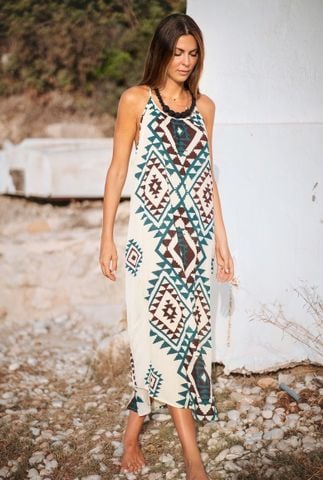 Maxi 2 Dây Hở Vai Cotton Isla Bonita 
