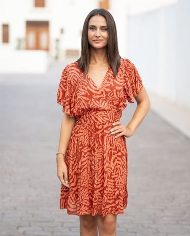  Đầm Boho Ánh Kim Cotton Isla Bonita 