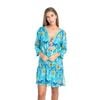 Đầm Xẻ Tà Thêu Kết Cườm Cotton Isla Bonita