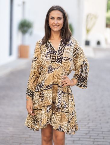  Đầm Kimono Thêu Thổ Cẩm Cotton Isla Bonita 