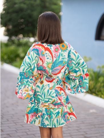  Đầm Boho Kết Cườm Cotton Isla Bonita 