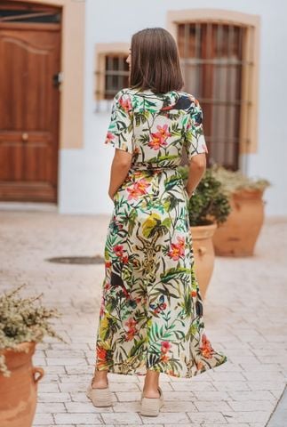  Đầm Sơ Mi Hoa Cotton Ista Bonita 
