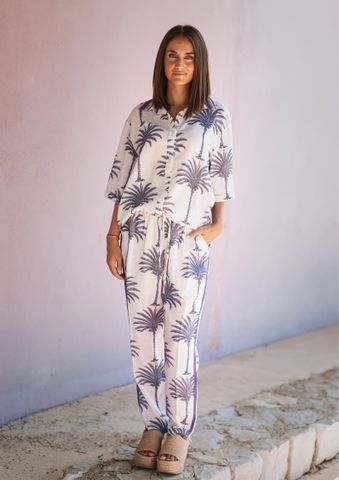  Áo Sơ Mi Hoa Cotton Isla Bonita 