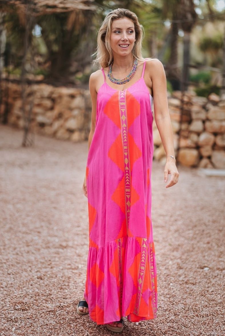 Maxi 2 Dây Cotton Isla Bonita