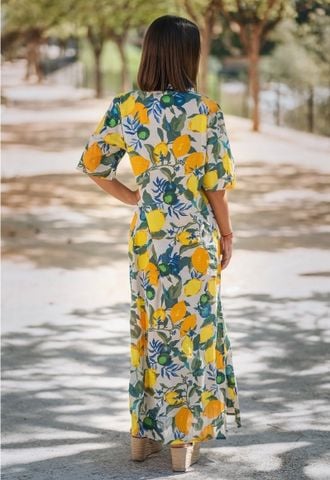  Maxi Sơ Mi Dài Tay Cotton Isla Bonita 