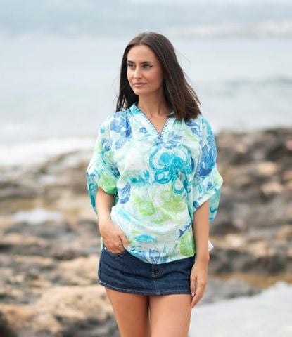  Áo Boho Cotton Isla Bonita 