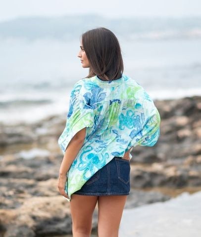  Áo Boho Cotton Isla Bonita 