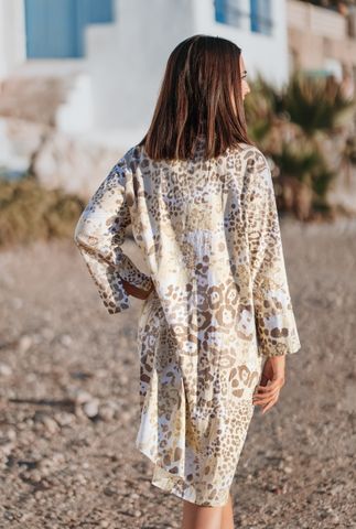  Đầm Sơ Mi Kết Cườm Cotton Isla Bonita 