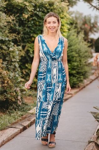  Maxi Boho Sát Nách Cotton Isla Bonita 