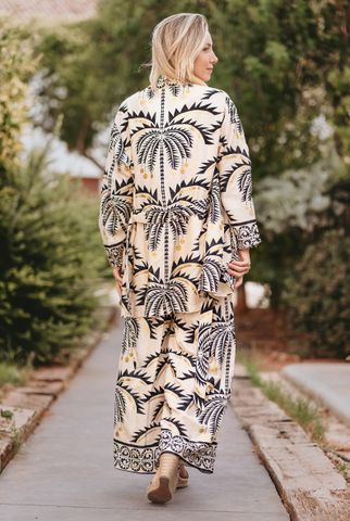  Áo Kimono Ánh Kim Cotton Isla Bonita 