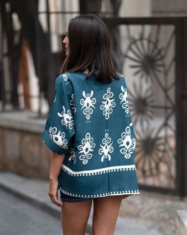  Áo Khoác Boho Cotton Isla Bonita 