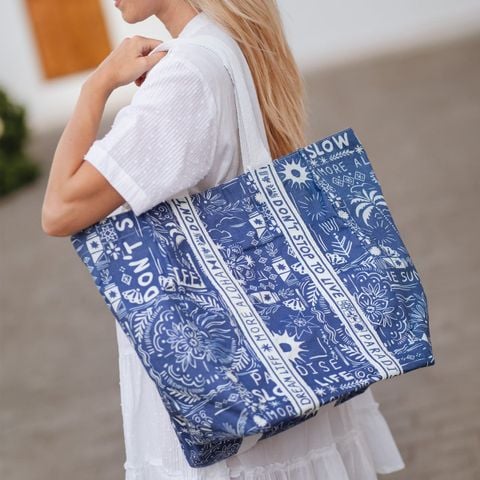  Túi Tote Size Lớn Cotton Isla Bonita 
