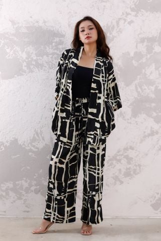  Áo Khoác Kimono Lụa Ánh Kim Isla Bonita 