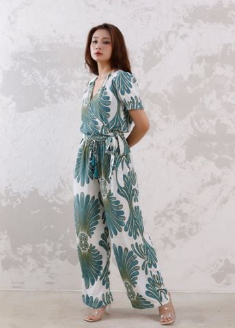  Áo Lụa Đắp Chéo Ánh Kim Isla Bonita 