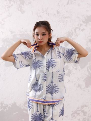  Áo Sơ Mi Hoa Cotton Isla Bonita 