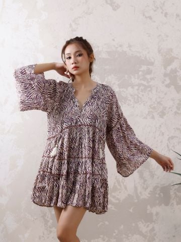 Đầm Boho Thổ Cẩm Cotton Isla Bonita 