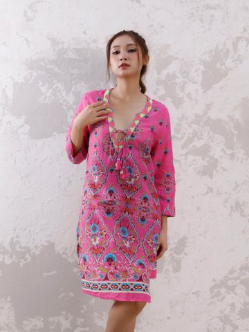  Đầm Kuta Kết Cườm Cotton Isla Bonita 
