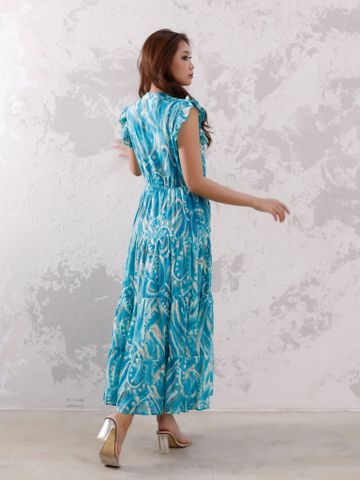  Maxi Boho Sát Nách Kết Hạt Cotton Isla Bonita 