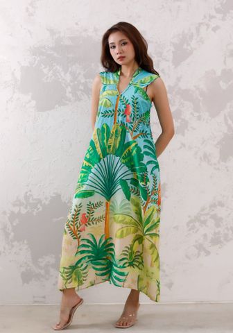  Maxi Boho Kết Cườm Cotton Isla Bonita 