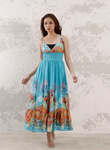  Maxi 2 Dây Cotton Isla Bonita 