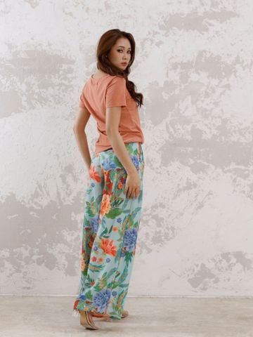  Quần Hoa Cotton Cao Cấp Luna Llena 