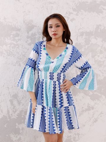  Đầm Boho Kết Cườm Cotton Isla Bonita 