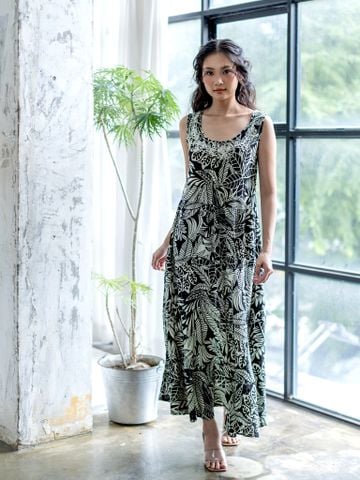  Maxi Hoa Kết Cườm Cotton Cao Cấp Isla Bonita 
