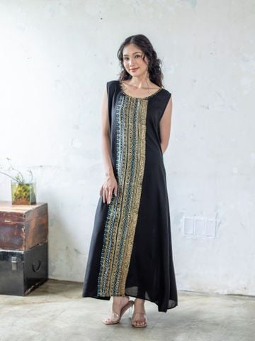  Maxi Boho Ánh Kim Cotton Isla Bonita 