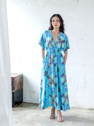  Maxi Boho Ánh Kim Cotton Isla Bonita 