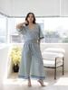 Jumpsuit Cổ V Kết Kim Loại Cotton Isla Bonita