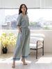 Jumpsuit Cổ V Kết Kim Loại Cotton Isla Bonita