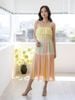 Đầm Midi Ánh Kim Cotton Cao Cấp Luna Llena