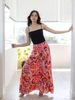 Quần Xòe Hoa Cotton Cao Cấp Luna Llena
