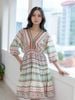 Đầm Boho Thổ Cẩm Cotton Cao Cấp Luna Llena