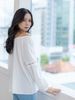 Áo Trắng Cotton Cao Cấp Luna Llena