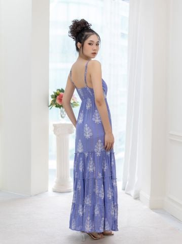  Maxi Tím 2 Dây Ánh Kim Cotton Isla Bonita 