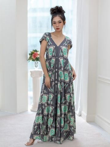  Maxi Ánh Kim Cotton Isla Bonita 