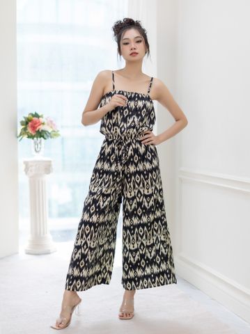  Jumpsuit 2 Dây Ánh Kim Lụa Isla Bonita 