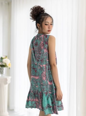  Đầm Boho Thêu Kết Cườm Cotton Isla Bonita 