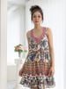 Đầm Boho Cổ Yếm Kết Cườm  Hở Lưng Cotton Isla Bonita
