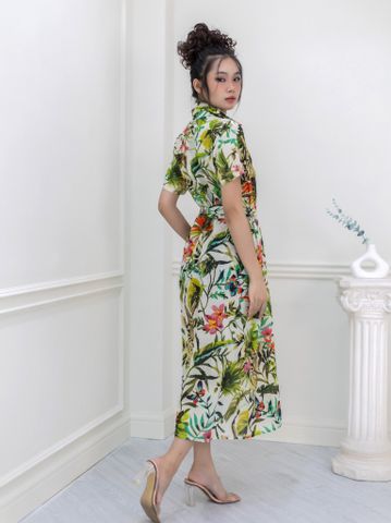  Đầm Sơ Mi Hoa Cotton Ista Bonita 