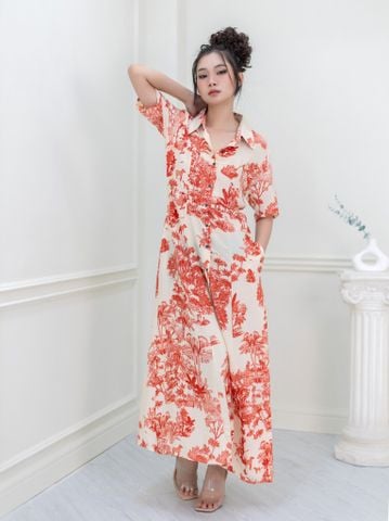  Maxi Sơ Mi Lụa Isla Bonita 